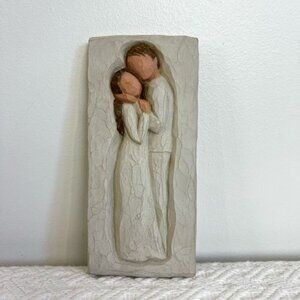 Willow Tree Wall Hanging Plaque Father and Daughter Susan Lordi Demdaco 2001